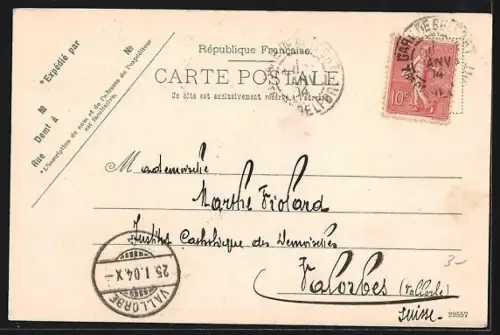 AK Belfort, Le Pont Carnot et le Grand Hôtel du Bon Marché