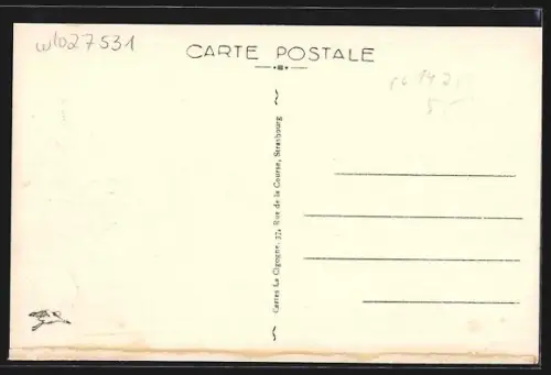 AK Belfort, La Place de la République et le Monument des Trois Sièges, au loin le Château et le Lion