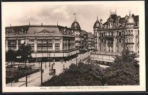 AK Belfort, Boulevard Carnot et les Grands Magasins