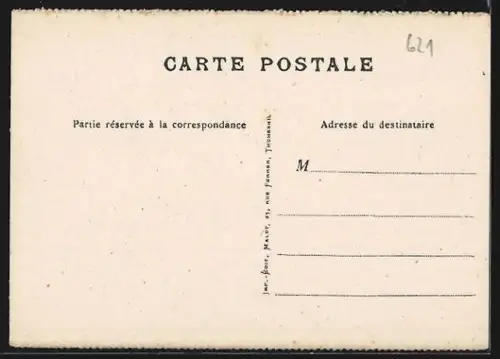 AK Souchez, La croix de grès et la Rue d`Arras