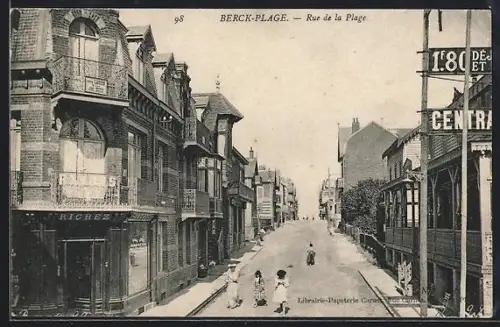 AK Berck-Plage, Rue de la Plage
