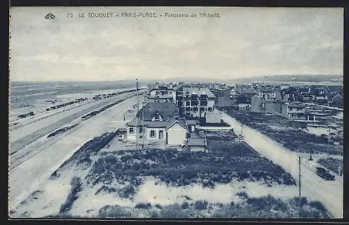 AK Le Touquet, Paris Plage, Panorama de l`Atlantic