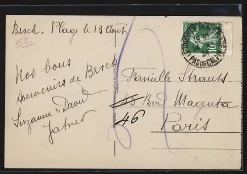 AK Berck-Plage, La Mer et les Dunes