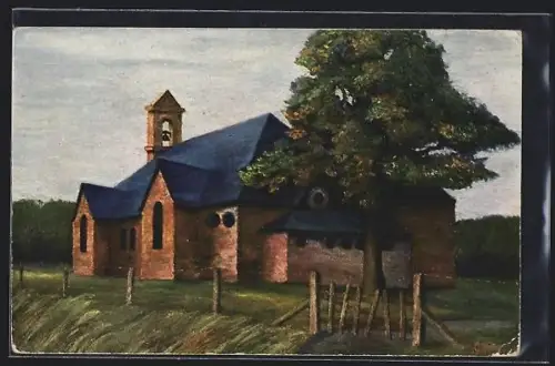 Künstler-AK Lorette, Notre Dame de Lorette