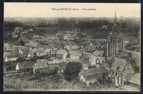 AK Pas-en-Artois, vue générale