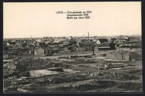 AK Lens, Vue générale en 1920