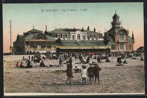 AK Calais, Le Casino et la plage animée