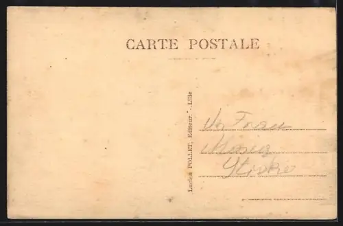 AK Arras, La Fontaine de Neptune Monument Historique