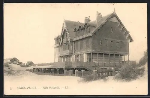 AK Berck-Plage, Villa Rotschild