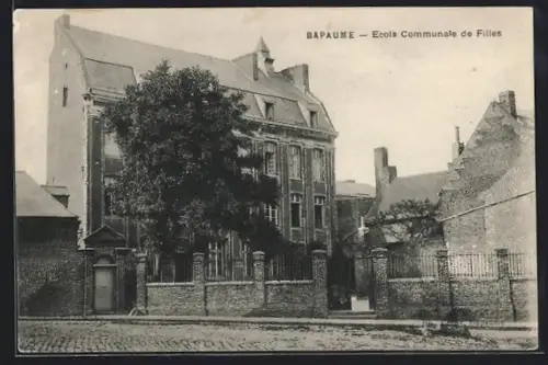 AK Bapaume, École Communale de Filles