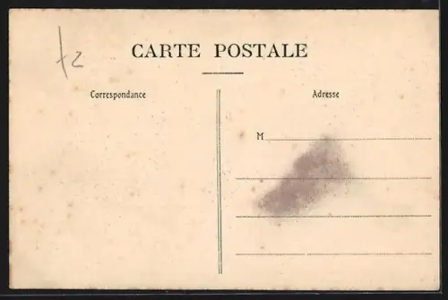 AK Outreau /P.-de-C., La Rue Principale et le Château de M. Lorsqu`v