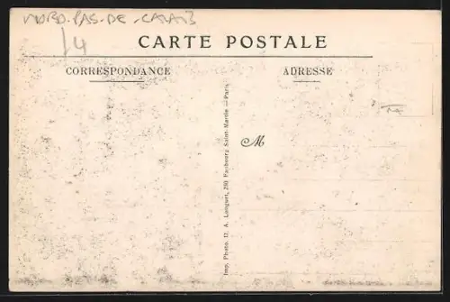 AK Thélus /P.-de-C., Avant la terrible guerre, L`Abreuvoir