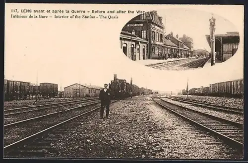 AK Lens, Avant et après la Guerre, Intérieur de la Gare