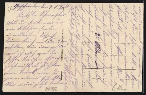 AK Willerval, Panorama de la ville détruite