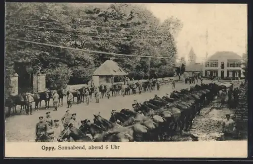 AK Oppy, Sonnabend, abend 6 Uhr