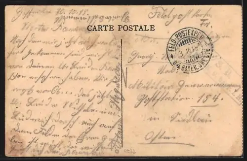 AK Arras, Rue d`Amiens