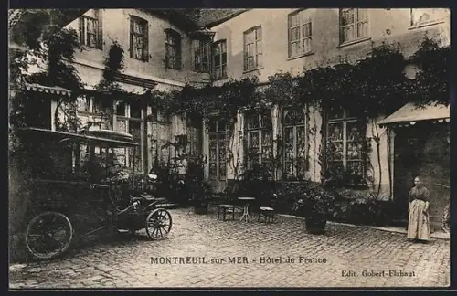 AK Montreuil-sur-Mer, Hôtel de France