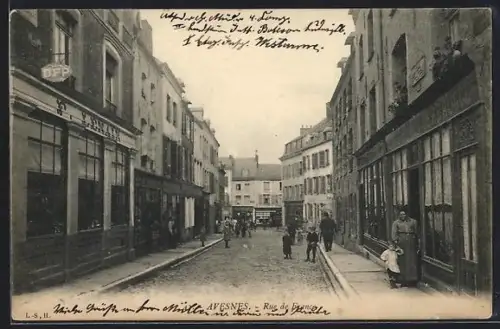 AK Avesnes, Rue de France