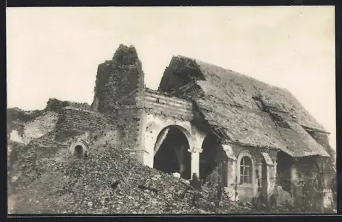 Foto-AK Grévillers, Westlich von der Stadt Bapaume
