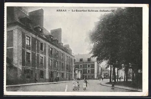AK Arras, Le Quartier Schram, Infanterie