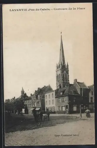 AK Laventie /Pas-de-Calais, Contours de la Place