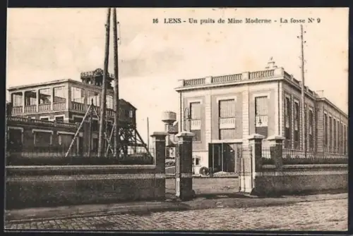 AK Lens, Un puits de Mine Moderne, La fosse N° 9