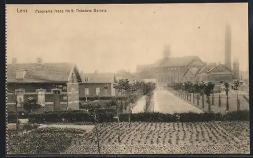 AK Lens, Panorama fosse No 9, Théodore Barrois