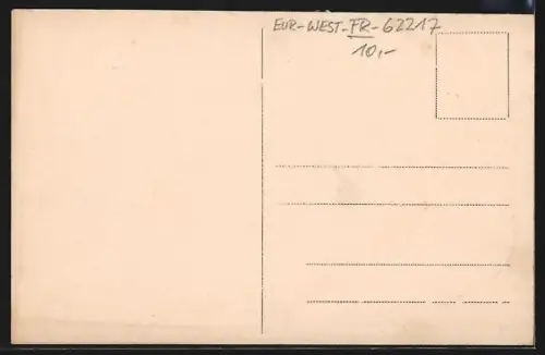 AK Mercatel, Vue du village avec étang et arbres en hiver