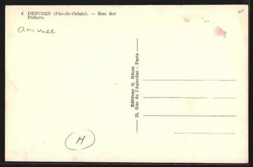 AK Desvres /Pas-de-Calais, Rue des Potiers