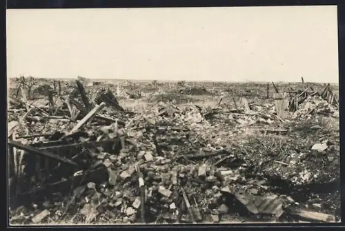 AK Gavrelle, Champ de ruines après la bataille