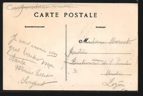 AK Noeux-les-Mines, Intérieur de l`Atelier de Charpente et Menuiserie