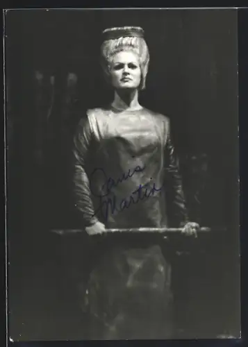 AK Bayreuth, Bayreuther Festspiele 1969, Schauspielerin Janis Martin als Fricka