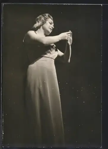 AK Bayreuth, Bayreuther Festspiele 1956, Schauspielerin Martha Mödl als Brünnhilde