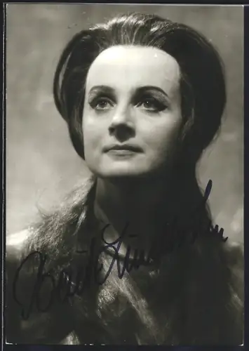 AK Bayreuth, Bayreuther Festspiele 1969, Schauspielerin Berit Lindholm als Brünnhilde