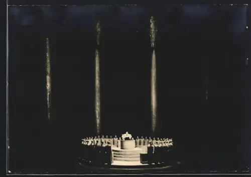 AK Bayreuth, Bühnenfestspiele Bayreuth 1951, Parsifal I. Akt, Gralstempel