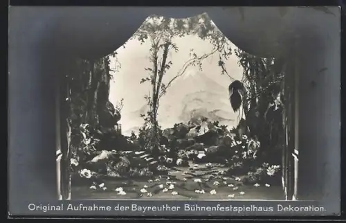 AK Bayreuth, Bayreuther Bühnenfestspiele, Parsifal II. Akt Heide