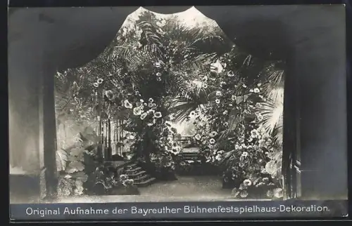 AK Bayreuth, Parsifal, Klingsors Zaubergarten, II. Akt, Dekoration