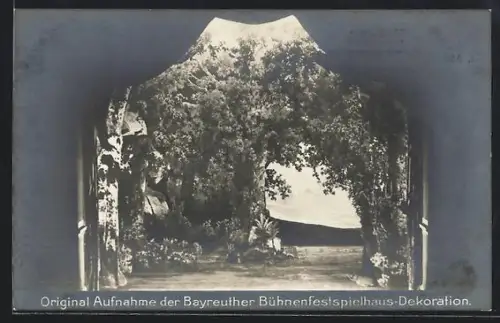 AK Bayreuth, Bayreuther Bühnenfestspiele, Parsifal I. Akt, Wald
