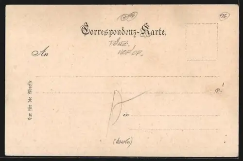 AK Opernsängerin Frl. Pagliero im Profil