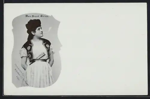 AK Opernsängerin Marie Renard als Carmen