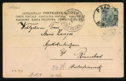 AK Königin Draga und König Alexander von von Serbien