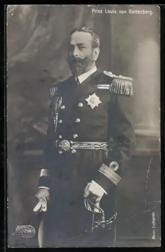 AK Prinz Louis von Battenberg in Uniform