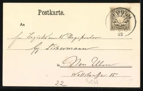 AK Bayerische Protest-Karte, König Ludwig II. Vermächtnis