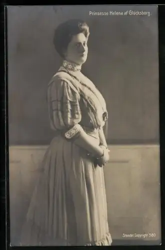 AK Prinsesse Helena af Glücksborg, Portrait
