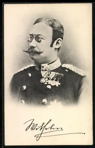 AK Porträt Grossherzog von Luxemburg in Uniform