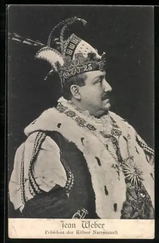 AK Köln, Präsident der Kölner Narrenzunft Jean Weber