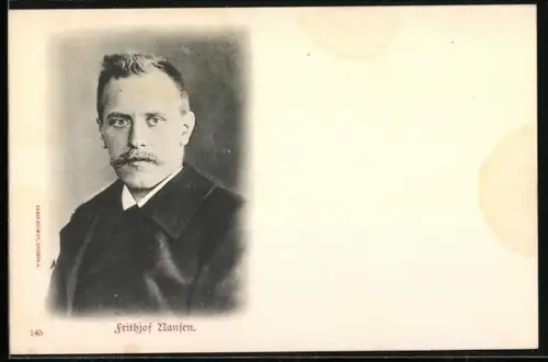 AK Frithjof Nansen im Porträt