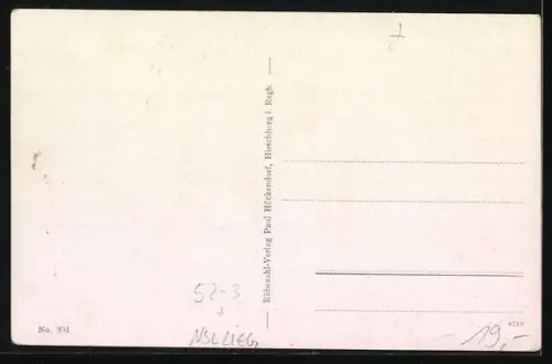 AK Liegnitz, Gurkenstadt, Gurken als Nasen in Gesichtern