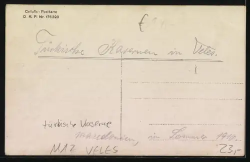 AK Veles, Türkische Kaserne