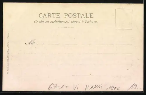 AK Hanoi, Pavillon der Philippinen auf der Ausstellung 1902